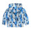 Kids Spring Fall Hooded Jacket Cartoon Print Windproof Coat 4