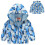 Kids Spring Fall Hooded Jacket Cartoon Print Windproof Coat 2