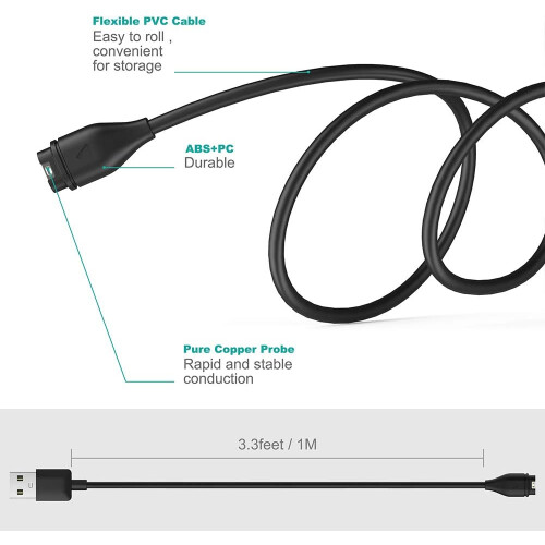 Garmin charger compatible with Fenix and Forerunner models 2
