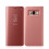 Samsung Galaxy S23 Ultra flip case clear view silver 4