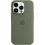 Coque en silicone olive pour iPhone 14 Pro avec MagSafe 4