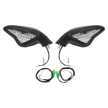 Motorcycle Rearview Mirror with Turn Signal LED Mirror for 848 1098 1098S 1098R 1198 1198S 1198R