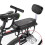 Premium child saddle with backrest and rear carrier set 2