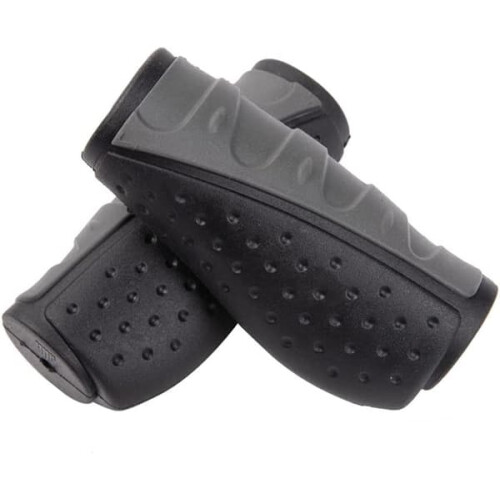 Bicycle Handlebars Ergonomic 90mm Non-Slip Rubber Grips 1