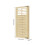 90x180cm Solid Pine Privacy Slatted Garden Side Gate with Hinges and Latch Hardware 6