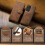 DG.MING leather phone case for Samsung Galaxy S24 Ultra red 3