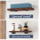 Floating Shelf Brackets Black Metal L-Shape 2 Pack 3