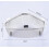 Sink strainer triangular stainless steel 1 piece 2