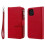 iPhone 12 12 Pro magnetic wallet case red 2
