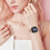 Λουράκι ρολογιού από κράμα ψευδαργύρου για Fitbit Versa4/Sense2Rose Gold 5