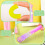 Cat Paw Retractable Pencil Erasers 4pcs Gradient Jelly 3
