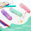 Cat Paw Retractable Pencil Erasers 4pcs Gradient Jelly 4