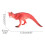 Dinosauriefigurset Vild dinosaurie T-Rex Stegosaurus 3