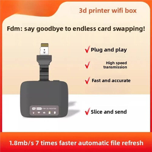 WiFi Box for FDM 3D Printer High-Speed Wireless Transmission Module Automatic File Refresh TF Card 2