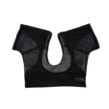 (M, black) Underarm Sweat Vest, Breathable Sweat Guard Underwear Vest,washable Armpit Pads,washable Armpit Pads
