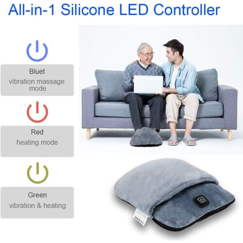 Foot Warmer with Heat and Vibration Massage 1