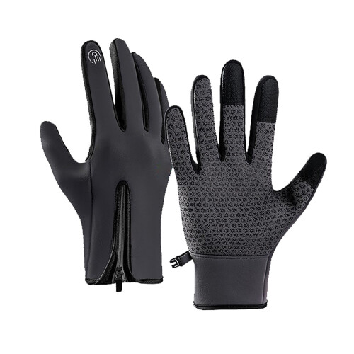 Winter Gloves Extra Large Touchscreen Thermal with Zipper 1