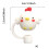 Straw Topper Chick Shaped Cup Accessories Plugs Proof Straw Decoration Cartoon Cap 2