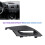Car Dashboard Display Screen Bezel for  K3  Cerato 2013-2018 Instrument Panel Electronic Clock Cover Trim Frame 5