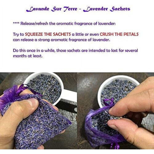 French Lavender Sachets for Drawers and Closets 16 Pack 1