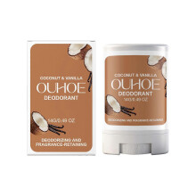 (2PCS) Coconut & Vanilla Deodorant 14G Natural Aluminum-Free Deodorant Stick for Long-Lasting Freshness