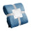 Solid Color Fuzzy Throw Blanket Brown 200x230 cm 2