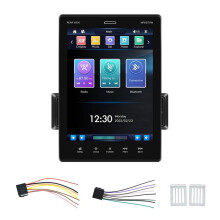 Single Din Car Radio Carplay Android Auto 9,5 Tums Pekskärm Bilstereo med Mirror Link FM USB