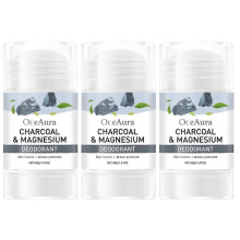 (3pcs) 1-3x Charcoal & Magnesium Deodorant - 48H Odor Control & Sweat Management, Natural Underarm Protection 40g