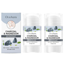 (2pcs) 1-3x Charcoal & Magnesium Deodorant - 48H Odor Control & Sweat Management, Natural Underarm Protection 40g