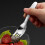 Children's Fork and Spoon Set Stainless Steel 2-Piece 8