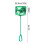 Rede de pesca para aquário, malha fina verde, 12,7 cm (5 polegadas) 8