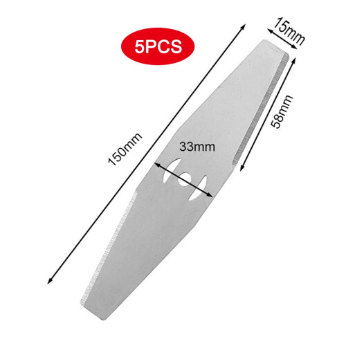 Lawn Mower Replacement Blade Stainless Steel Round 1 Pack 1