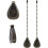 Bronzed Ceiling Fan Pull Chain Extension 4 Pack 2