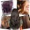 Extensões de cabelo com brilho branco e rosa, 19,68 polegadas (1 peça) 6