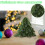 CISIL Desktop Christmas Tree Artificial Green with Wooden 2