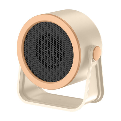 Elektrischer Heizlüfter, beige, tragbar, 2-stufig 1