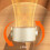 Elektrischer Heizlüfter, beige, tragbar, 2-stufig 6