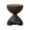 Small Round Side Table with Storage, Modern Compact Nightstand Compatible with Indoor Spaces 2