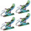 Fishing Casting Triggers Colorful 4 PCS 2
