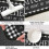 Black and White Buffalo Plaid Kitchen Mat Set 2 pcs 17x47 2
