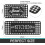 Black and White Buffalo Plaid Kitchen Mat Set 2 pcs 17x47 6