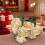 Rose artificiali realistiche a gambo lungo, confezione da 9 8