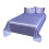 Ice Silk Bed Sheet Set Soft Breathable 3-Piece 4