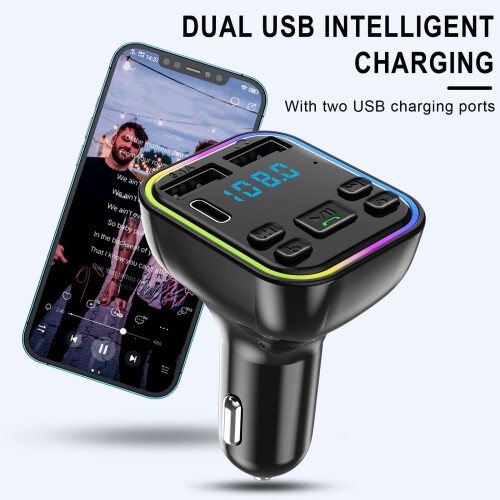 Car Bluetooth FM Transmitter Wireless 1