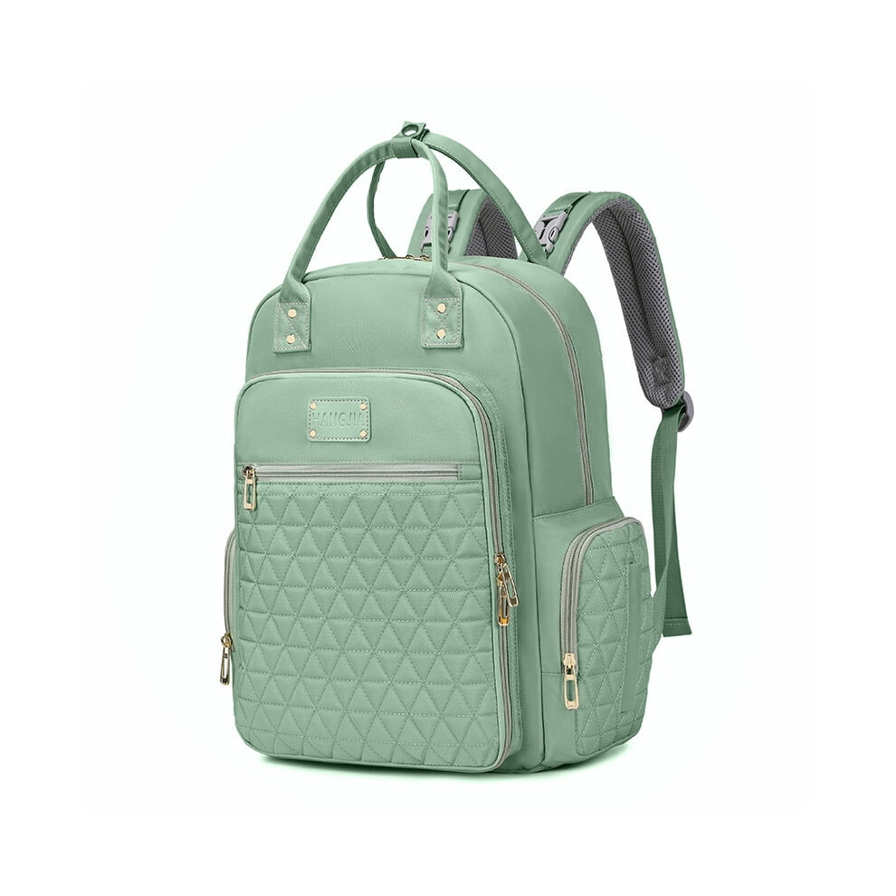 Diaper Bag Backpack Pink Large Capacity Multifunctional