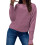 Damen-Langarmpullover, einfarbig 1