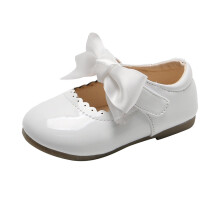 Prinsessensandalen met vlinderknoop voor baby meisjes, wit, maat 24
