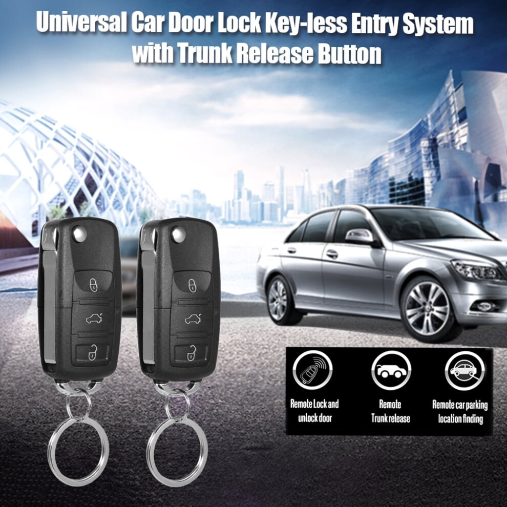 Central Lock Kit Universal Car Remote Keyless Entry 9170372566013