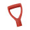 Schaufelgriff, rot, ergonomisch, rutschfest, 1 Stück 2
