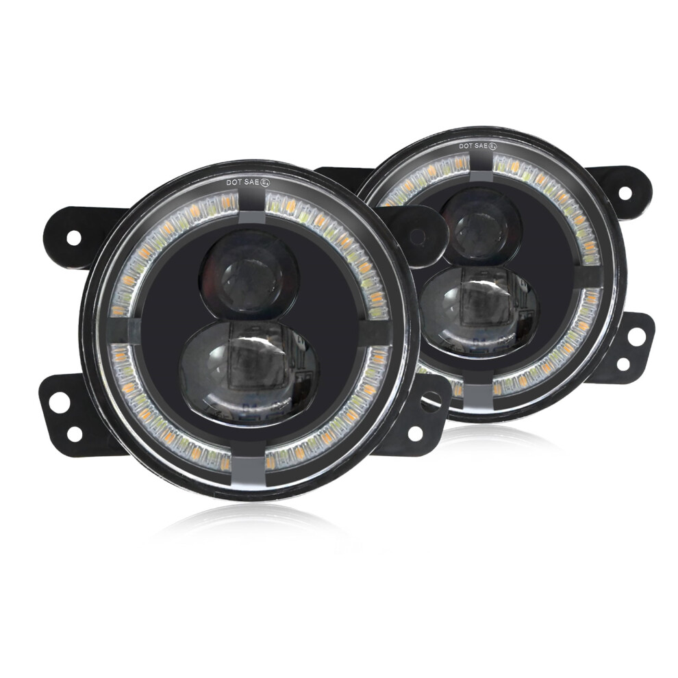 Led Fog Lamps 4 Inch 200W 20000Lm Waterproof 9170372574957